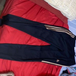Adidas sweats black and gold